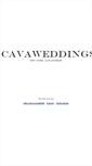 Mobile Screenshot of cavaweddings.com